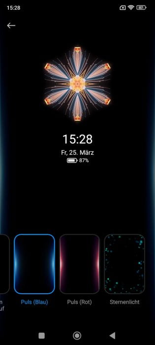 Efectos de pantalla siempre activa de Redmi Note 11 Pro 5G (1)