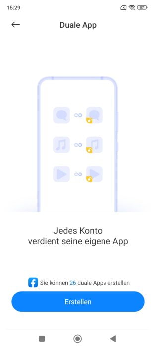 Redmi Note 11 Pro 5G MIUI 13 doppie app.