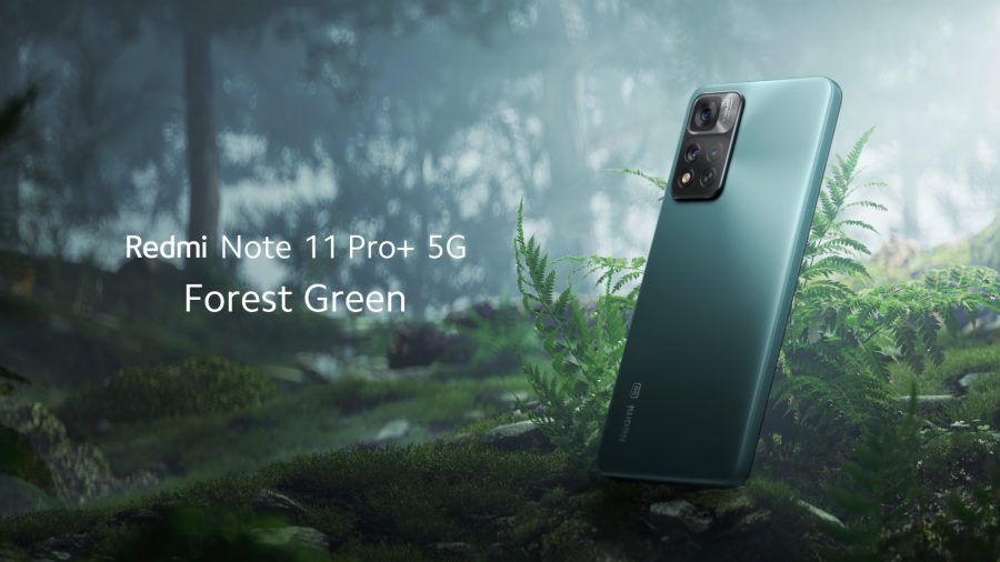 Redmi Note 11 Pro+ 5G verde bosco.