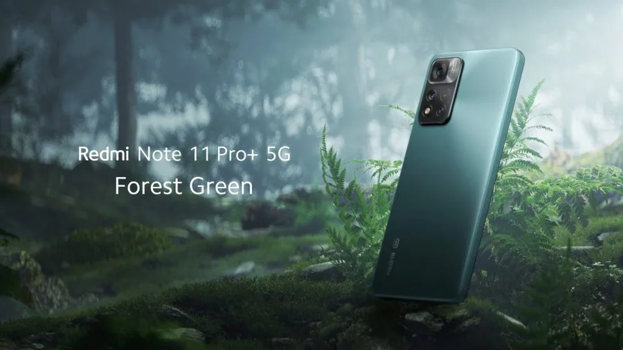 Redmi Note 11 Pro+ 5G Forest Green.