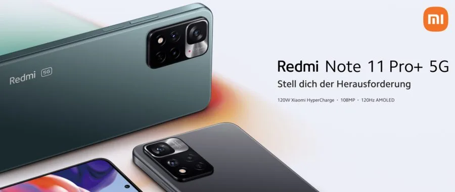Redmi Note 11 Pro+ 5G Spec Sheet.