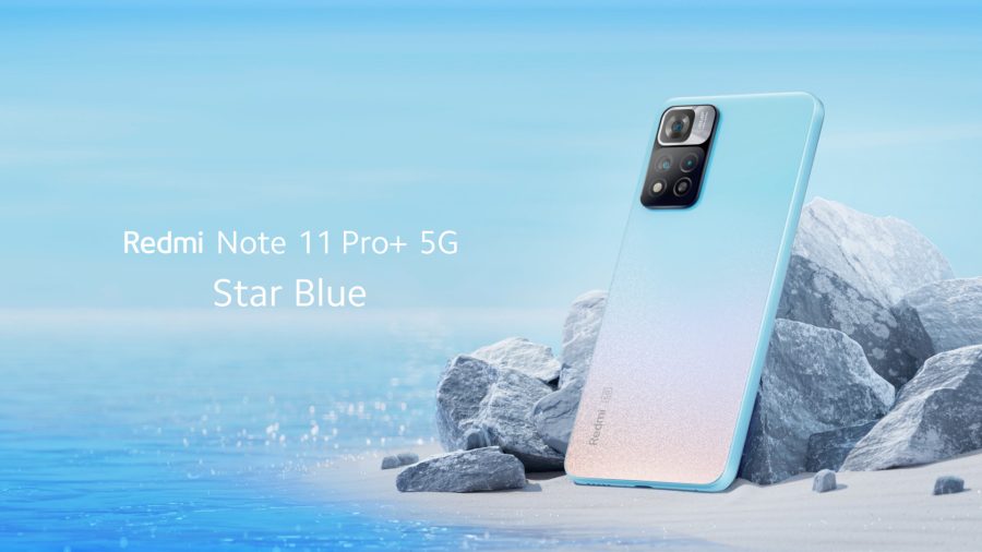 Redmi Note 11 Pro+ 5G Yıldız Mavisi.