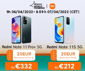 Série Redmi Note 11 sur Aliexpress