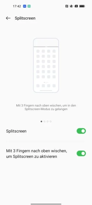 OPPO Find X5 Lite ColorOS split screen