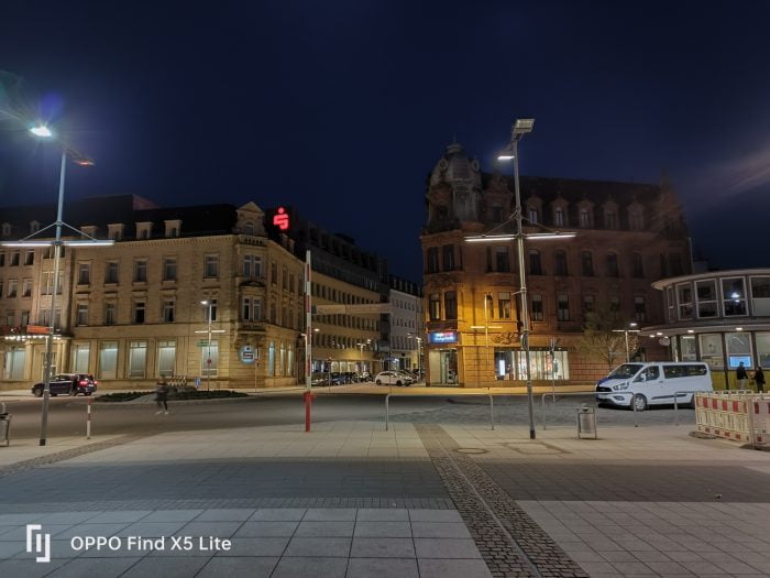 OPPO Find X5 Lite test de la caméra principale du gyroscope de nuit