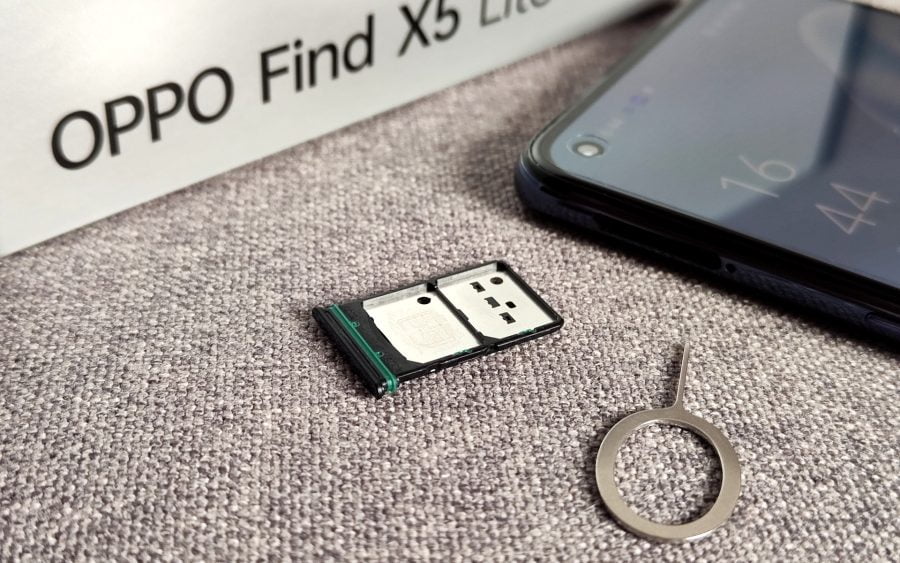 OPPO Find X5 Lite SIM-slot