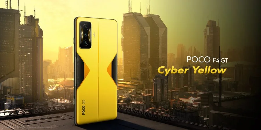 POCO F4 GT Cyber ​​Żółty