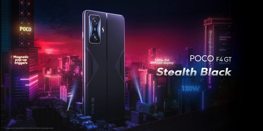 POCO F4 GT ستيلث بلاك