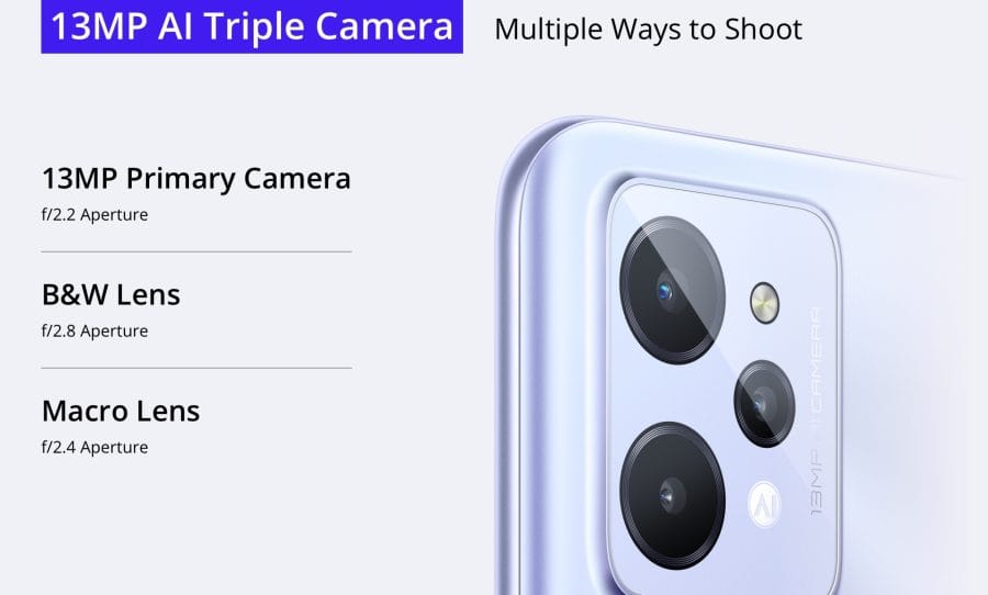 Realme C31 tripla fotocamera