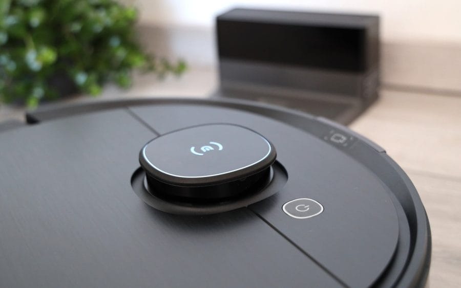 Tour laser et bouton d'alimentation ECOVACS DEEBOT T9 AIVI