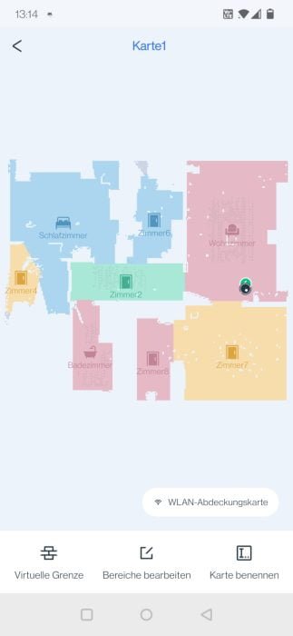 ECOVACS DEEBOT T9 AIVI App Editar mapa da sala