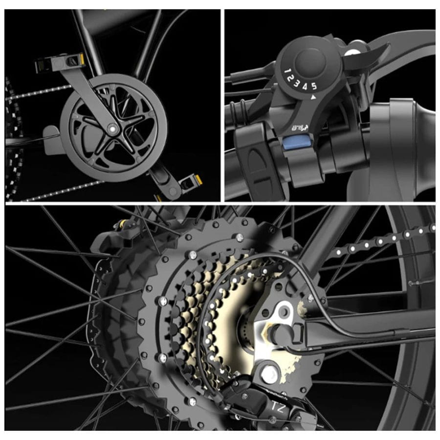 Janobike E20 krets og motor