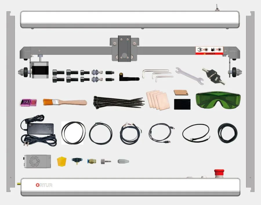 ORTUR Laser Master 3 scope of delivery