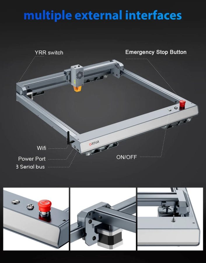 Construção ORTUR Laser Master 3