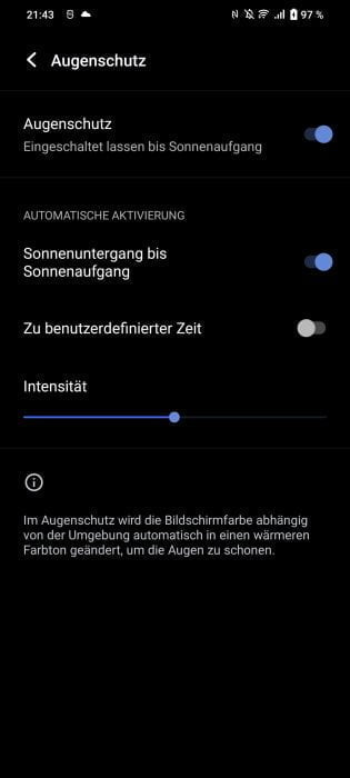 vivo X80 Pro weergave-instellingen