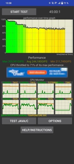 vivo X80 Pro termisk struping