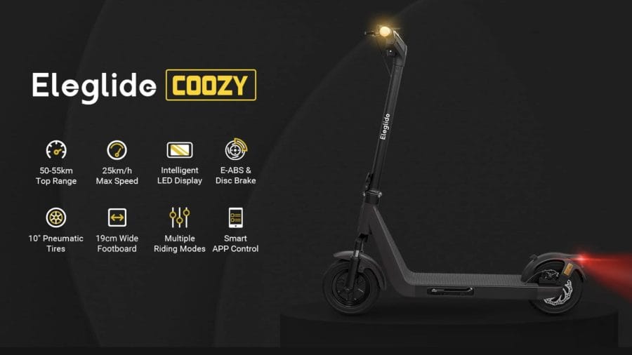 ELEGLIDE COOZY specifications overview