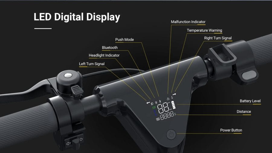 Display ELEGLIDE COOZY sul manubrio