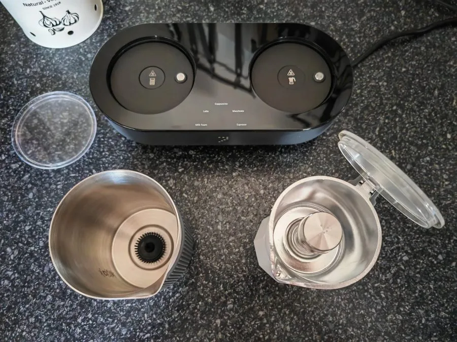 Récipients pour cafetière SEVEN&ME d'en haut