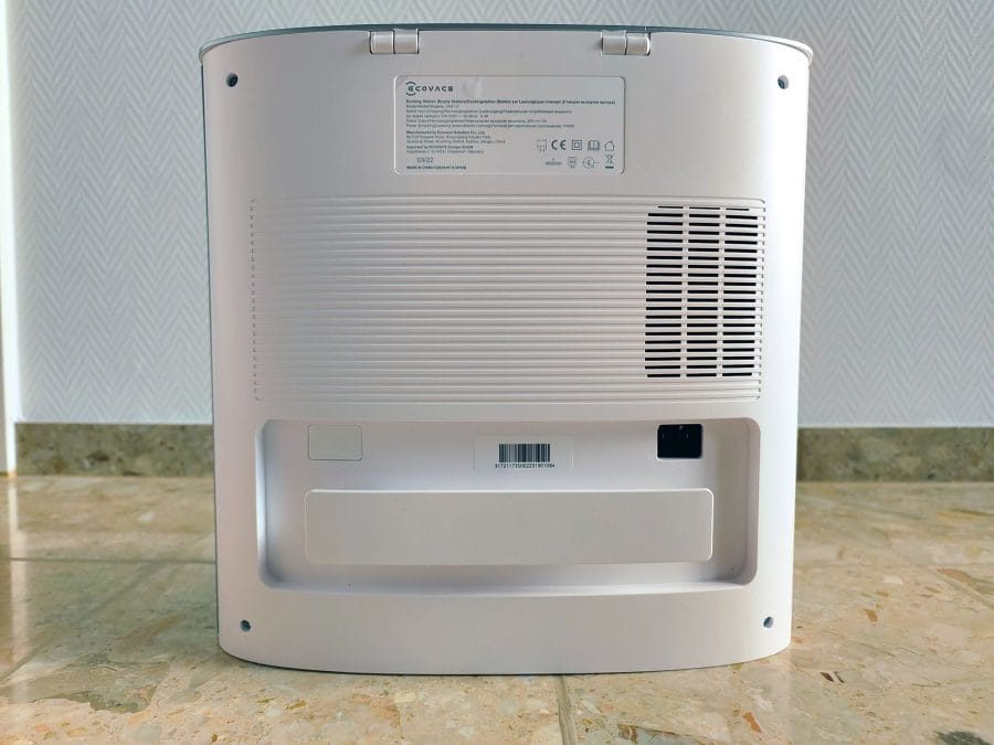 תחנת יניקה ECOVACS DEEBOT T10 Plus מאחור