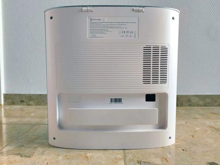 Station d'aspiration ECOVACS DEEBOT T10 Plus arrière