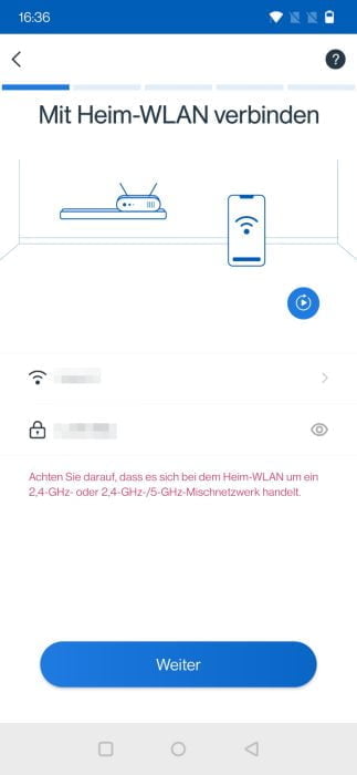 App ECOVACS HOME Connessione WLAN