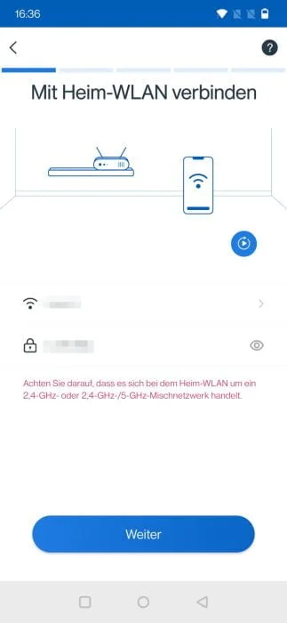 ECOVACS HOME App WLAN connection