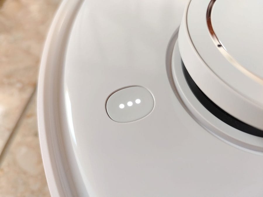 ECOVACS DEEBOT T10 Plus kontrol düğmesi