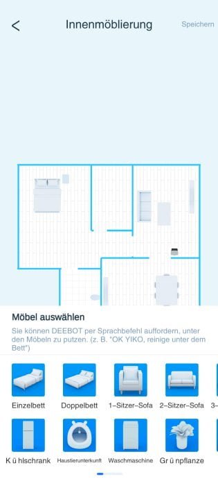 ECOVACS DEEBOT X1 OMNI 3D Karthantering