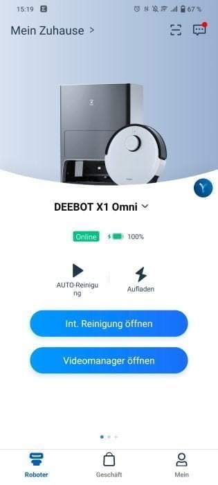 ECOVACS DEEBOT X1 OMNI overview page