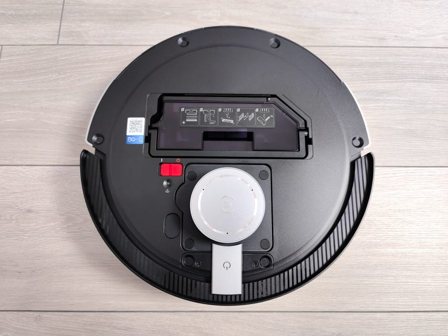 ECOVACS DEEBOT X1 OMNI vacuum robot without lid from above