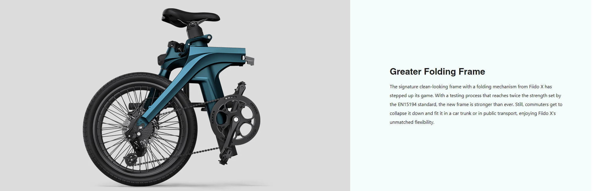 Bicicleta eléctrica plegable FIIDO X