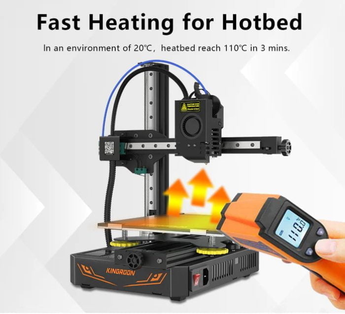 Kingroon KP3S Pro Fast Heating Hotbed