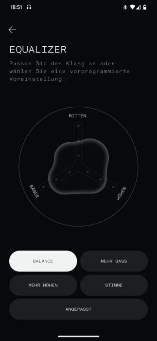 Nothing Ear (stick) Nothing X App Equalizer