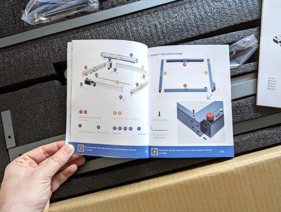 ATEZR P10 assembly instructions