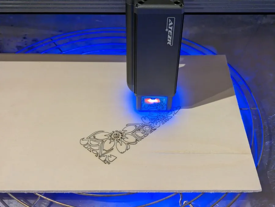 ATEZR P10 heart engraving