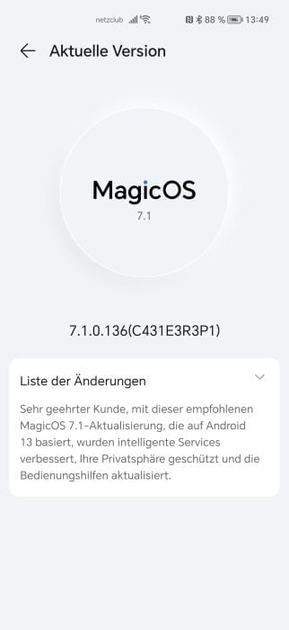 Magic OS 7.1