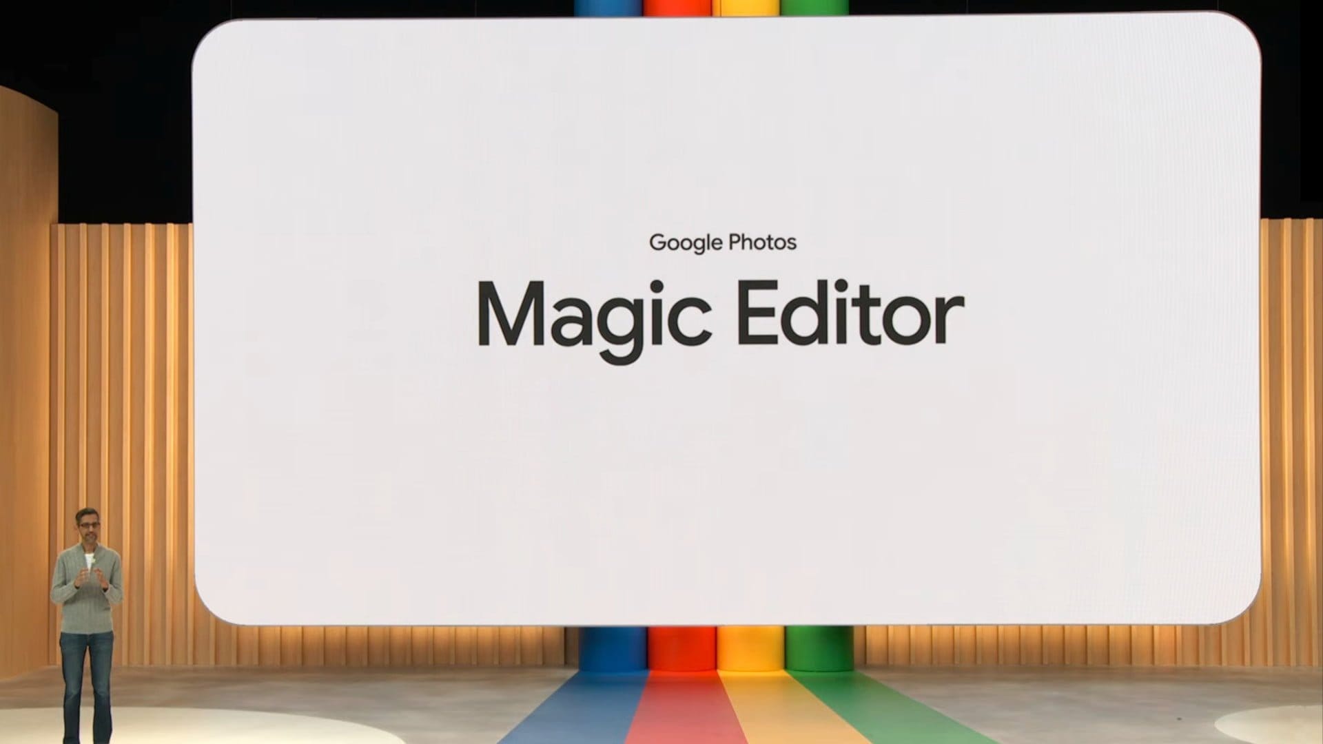 Záhlaví Google Magic Editor