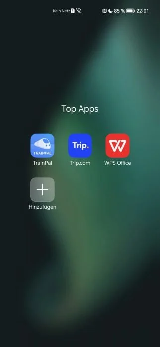 HONOR Magic 5 Pro Top Apps Widget