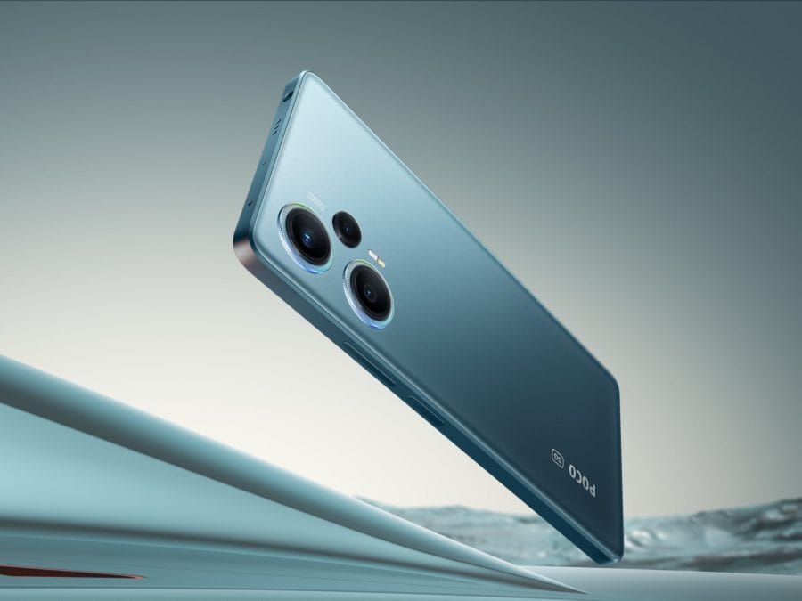 POCO F5 in blu