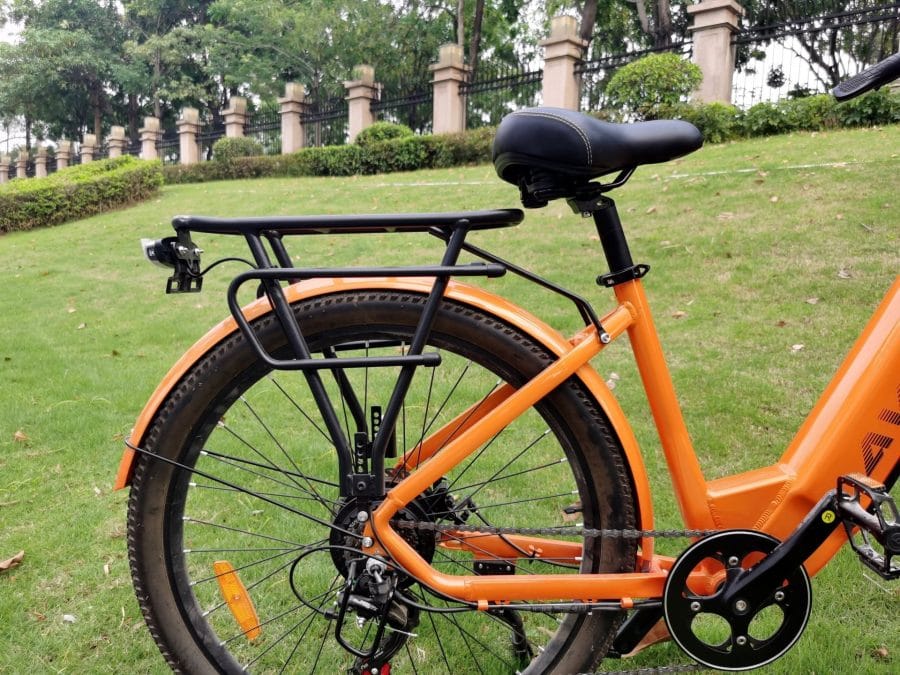 AVAKA K200 elcykel bagsektion