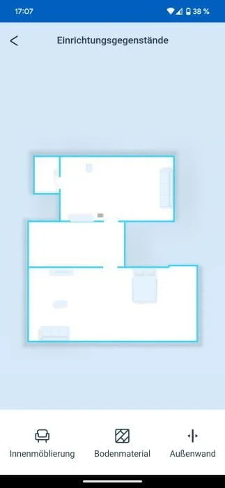 ECOVACS DEEBOT T20 OMNI App 3D χάρτης