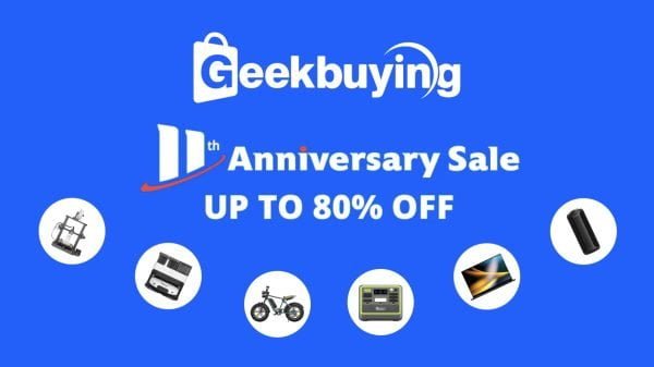 Geekbuying 11th Anniversary Header