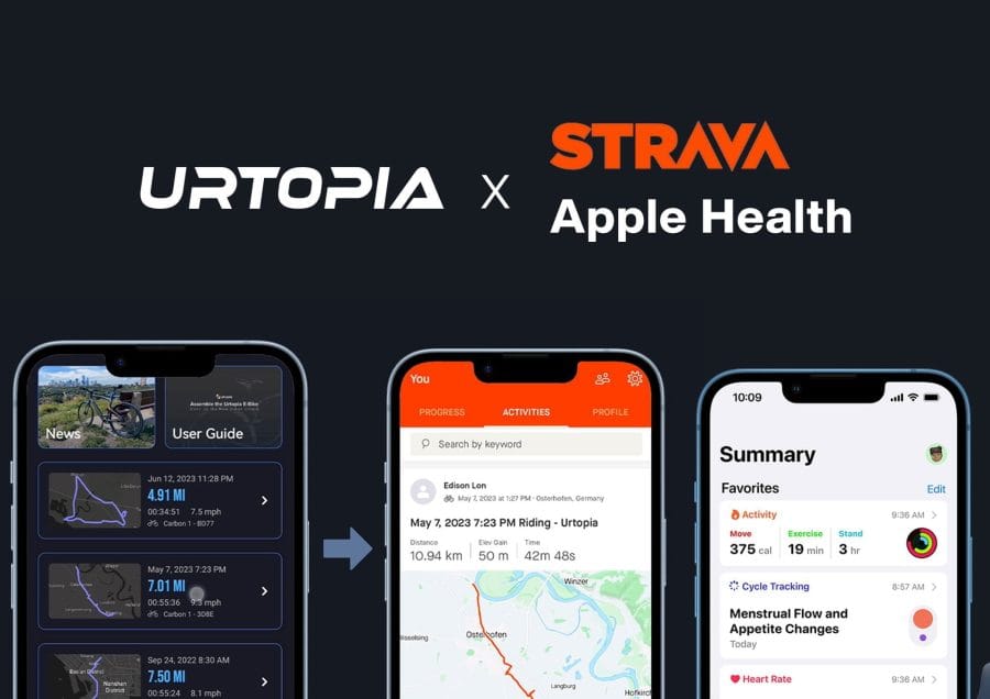 Connessione Urtopia ad Apple Health e Strava