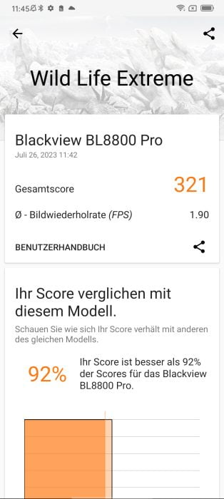 Blackview BL8800Pro 3DMark