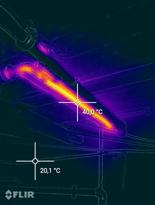 Θερμική απεικόνιση της εφαρμογής Blackview BL8800 Pro MyFLIR