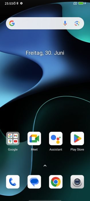 Blackview BL8800 Pro home screen