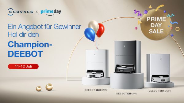 Intestazione ECOVACS Amazon Prime Day