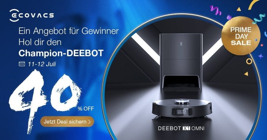 ECOVACS X1 Omni Prime Day 2023-aanbieding