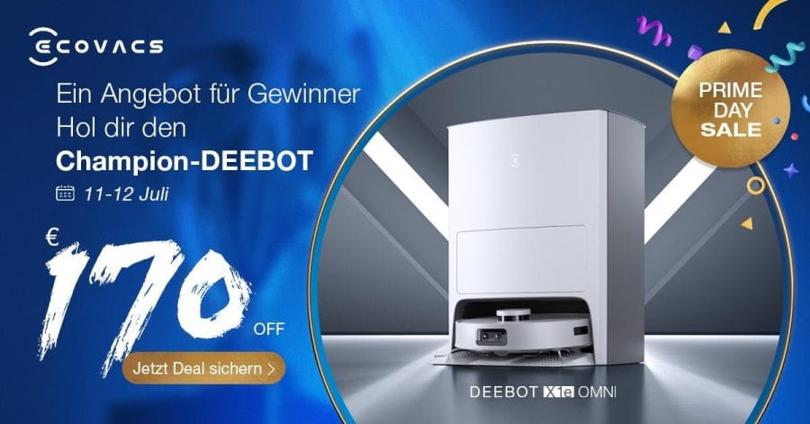 ECOVACS DEEBOT X1e OMNI Prime Day Angebot